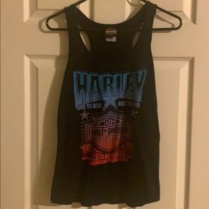 Black Harley Davidson tank top in S